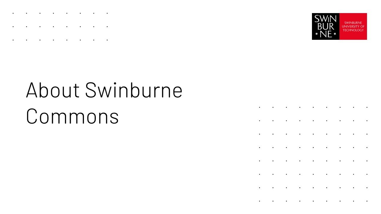 About Swinburne Commons