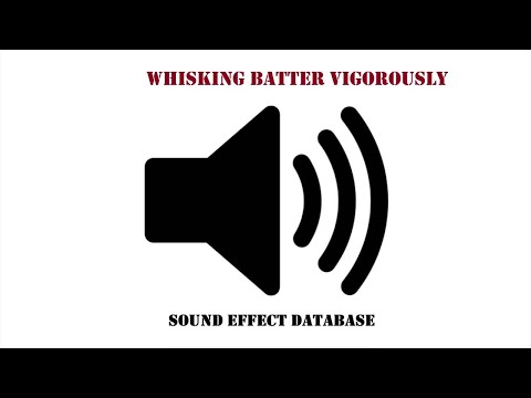 Whisking Batter Vigorously Sound Effect