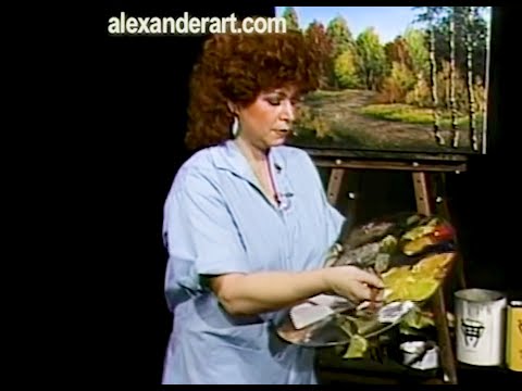 Forest Road - Learn from the best: watch Diane paint using the Bill Alexander method