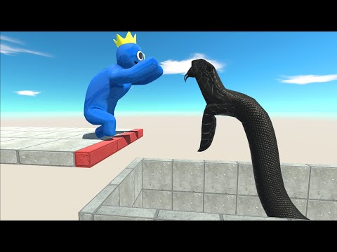 Jump Over Dark Titanoboa - Animal Revolt Battle Simulator