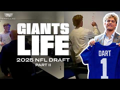 How the Jaxson Dart Trade Went Down | Giants Life: 2025 NFL Draft (Part 2)