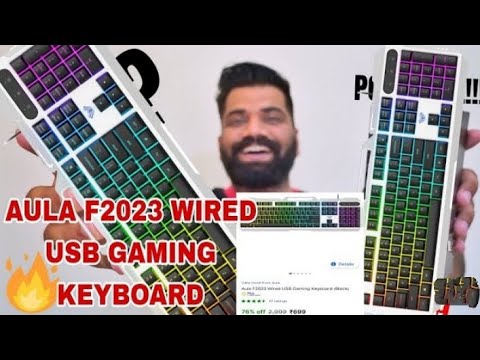 Aula F2023 Gaming Keyboard | Best Gaming Keyboard Under 600 in 2023 Unboxing | Naveen Unboxing Vlogs