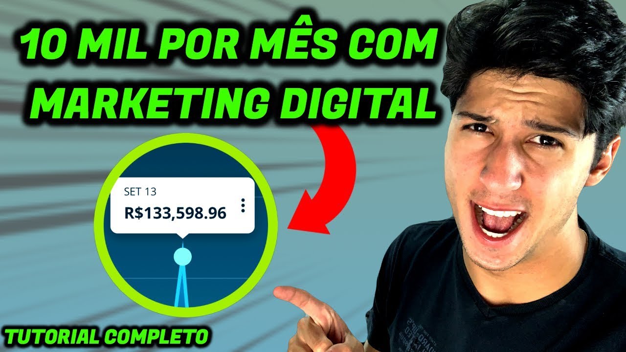 COMO GANHAR 10 MIL REAIS TODO MÊS COM MARKETING DIGITAL  - Hotmart, Monetizze e Eduzz