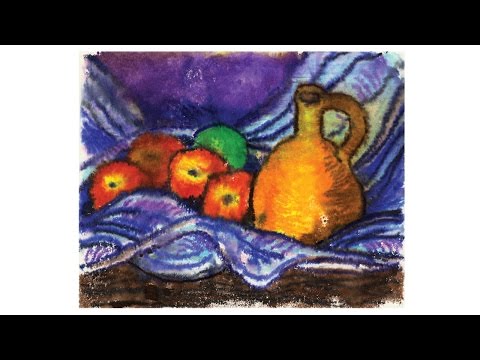 Cezanne-Inspired Still Life Monoprint - Project #160