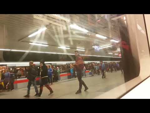 Метро Прага- Линия C | Praha Metro- Linka C Haje- Letňany with Siemens M1 train
