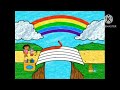 Dora The Explorer Fixing Rainbow Bridge By Coloring It ️ ️Happy St Patrick S Day