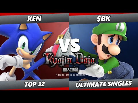 Kyojin Dojo - KEN (Sonic) Vs. $BK (Luigi, Palutena) SSBU Ultimate Tournament