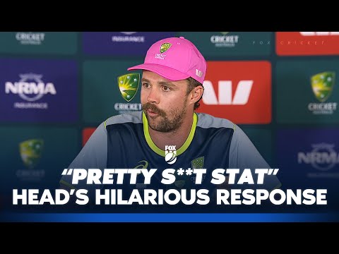 Travis Head has presser in stitches with response to 200 question... 😂 | Fox Cricket | Ashes