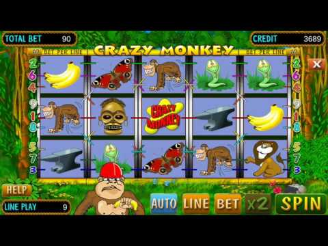Crazy Monkey 🎰 Android Gameplay Vegas Casino Slot Jackpot Big Mega Wins Spins