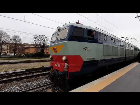 E656 ed E646 con treno storico a Bra