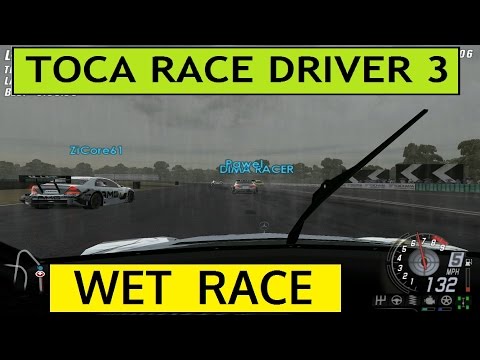Toca Race Driver 3, 1080p PC Gameplay, Oran Park Wet Race