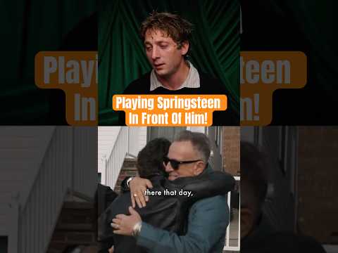 Jeremy Allen White On Acting in Front of Bruce Springsteen!