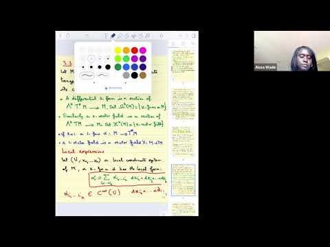 Online Course #1 : "Lie Algebroids and Lie Groupoids in Poisson Geometry" by Aissa Wade