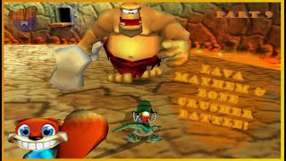 Conker's Bad Fur Day (N64) - Part 9 | Lava Racing & Giant Bone Boss Showdown!