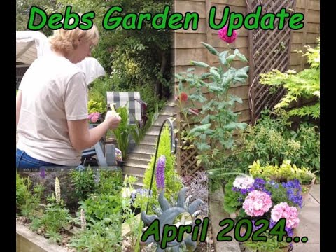 Debs UK Garden April 2024...