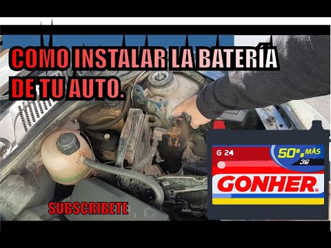 How to install your car battery EASILY AND FAST (accumulator).
