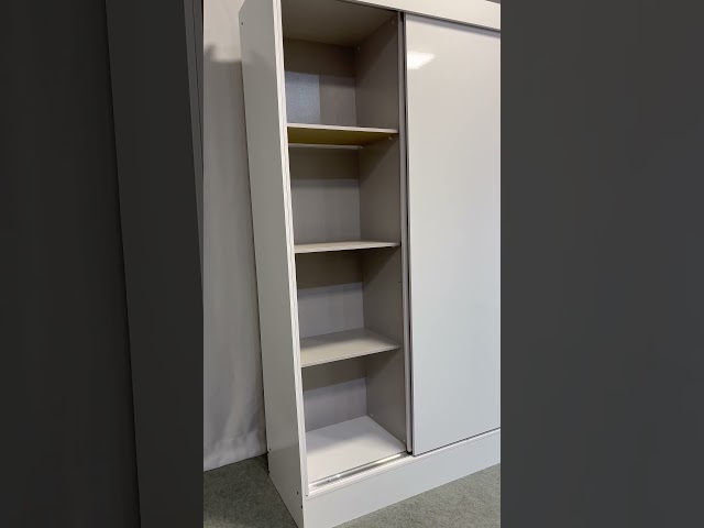 Guarda-Roupa Solteiro San Marino 3 Portas 2 Gavetas com Espelho Cinamomo/Off White - Maxel