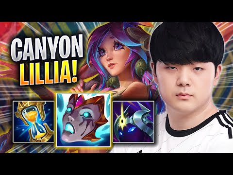 CANYON TRIES LILLIA WITH NEW BUFFS! - DK Canyon Plays Lillia JUNGLE vs Volibear! | Season 2023