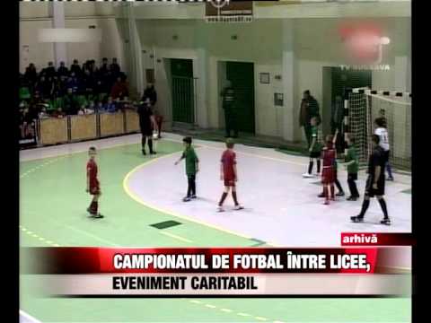 CAMPIONATUL DE FOTBAL INTRE LICEE EVENIMENT CARITABIL