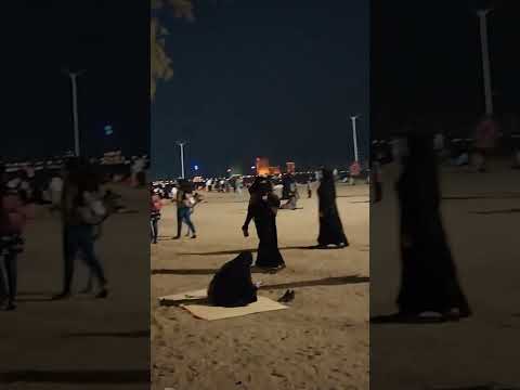 Girgaon Chowpatty beach in Mumbai,