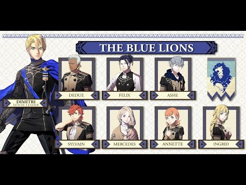 The Blue Lions - Intros & Meeting For All Characters | Fire Emblem: Three Houses