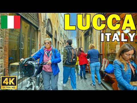 🇮🇹 LUCCA, Italy 4 K Walk | Immersive City Walking Tour