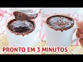 Bolo de Chocolate Fofinho no Micro-ondas: Receita Rápida