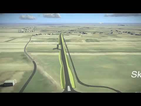 Wizualizacja Obwodnicy Łęcznej DK 82 - Wariant 1