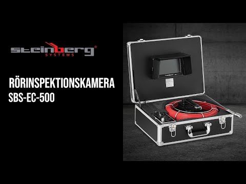 video - Rörinspektionskamera - 50 m - 12 LED - 7" display