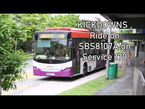 (Retired)[SBST] ZF6HP502C KICKDOWNS ,  Ride on SBS8107A on Service 170 , Scania K230UB Euro 4