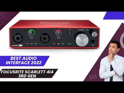 Focusrite Scarlett 4i4 3rd Gen review 2024 - best Bose Speaker 2024