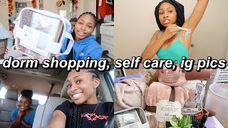 college dorm haul, tik tok shaving powder, instagram pictures, etc. (vlog)