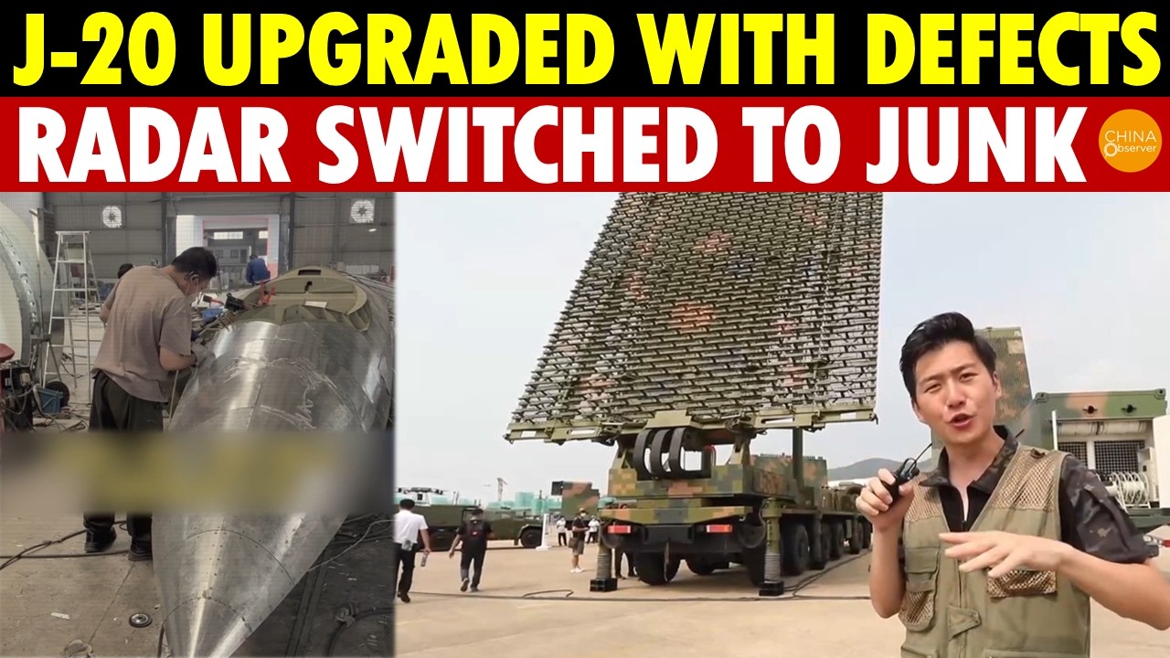 J-20’s Key Parts Swapped for Defective Ones—Xi Crashes, Hundreds of Military Scientists Arrested