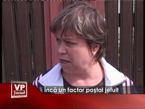 Încă un factor poștal jefuit