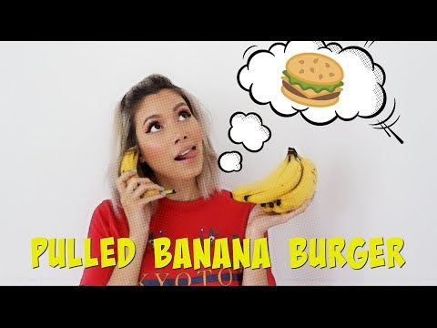 Burger aus Bananenschale? Pulled Banana Burger VEGAN #yummypilgrim