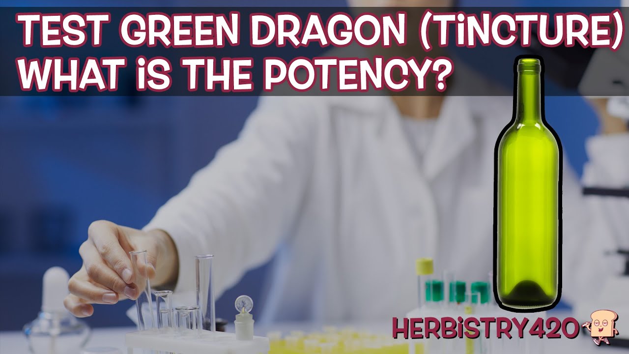 Green Dragon Tincture Potency Test: 9.5 mg/mL Result