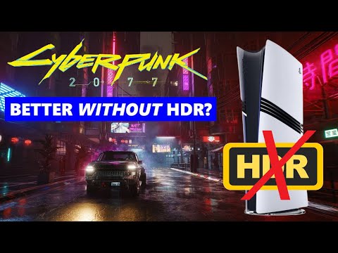 CYBERPUNK 2077 ist BESSER mit ausgeschaltetem HDR??