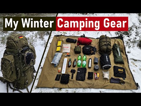 Full Winter Overnighter Gear Loadout + Camp Setup | Cold Weather Camping Essentials | Solo Camping