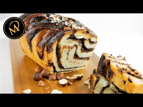 Schokoladen Babka - Bester Hefezopf mit Schokolade selber machen