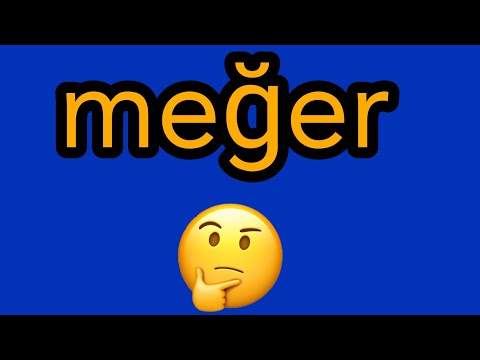 تعلم اللغة التركية (meğer)_ياشين سليمان