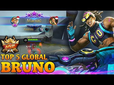 Top Global Bruno MANIAC!!Gameplay by BlessFtZuzu | AERO STAR