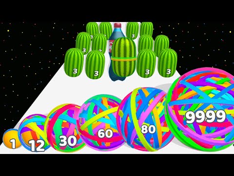 Flexy Runner 3D - Level Up Flexy Max Level Gameplay (Rubber Stack Run)