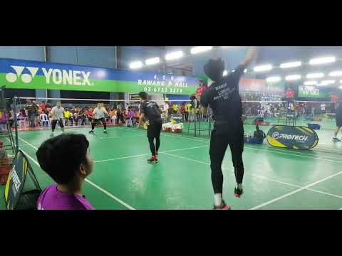 Badminton Final 12th Rawang Open Men's Double Novice Tour - Nasa'i / Hanif Vs Rumli / Rahmadhani