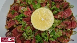Beef Tataki - How To Make Sushi Series by Diaries of a Master Sushi Chef