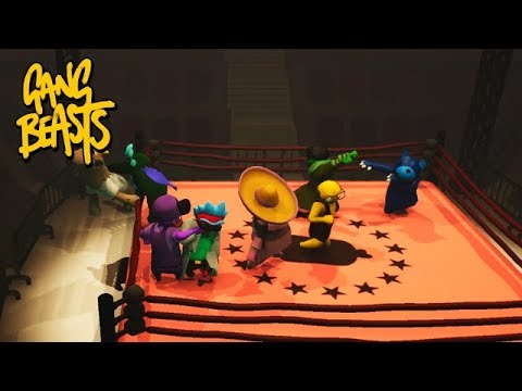 Gang Beasts - Just Let Me Be [MELEE] - Xbox One Gameplay, Walkthrough Video