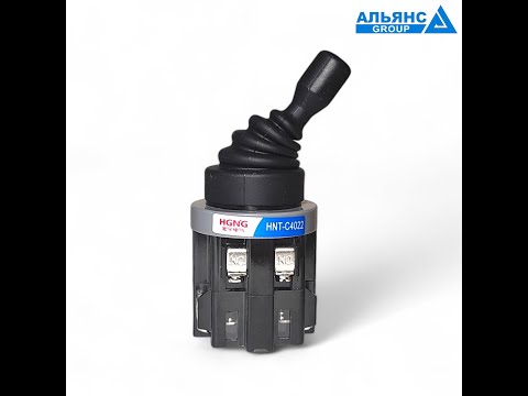 Фото - Джойстик на 4 положення HNP-4022/T, одношвидкісний, врізний діам.30мм, 4NO контакти, з фіксацією