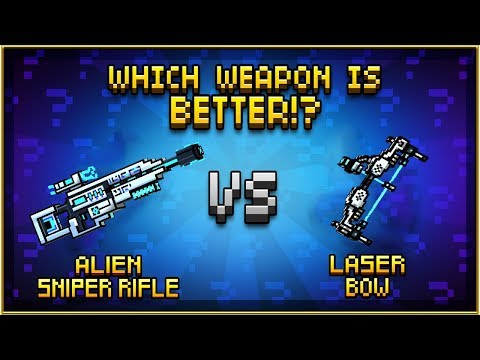 Pixel Gun 3D - Alien Sniper Rifle VS Laser Bow