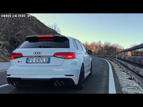 Facelifted 2017 Audi S3 Sportback w/ ARMYTRIX Cat-Back Valvetronic Exhaust - Revs & Launch Control!