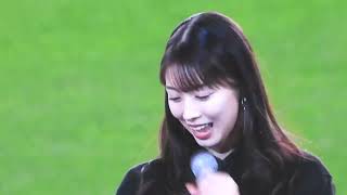 (ハプニング)渋滞で選手が到着せず‼︎30分開演が遅れる事態に…オープニングセレモニーには牧野真莉愛が登場　エスコンフィールド北海道Fフェス