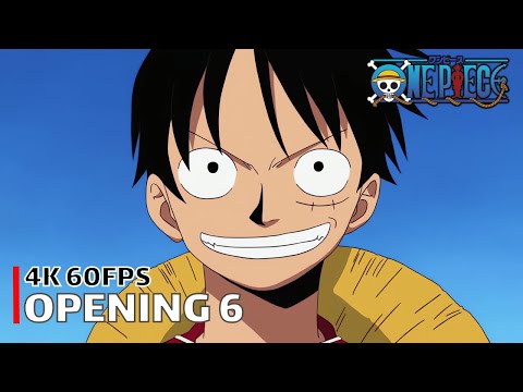 One Piece - Opening 6 【Brand New World】 4K 60FPS Creditless | CC